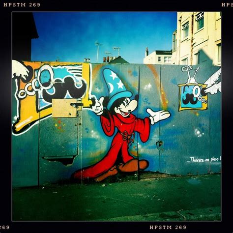 Mickey, Brighton street art, UK Street Art Graffiti, Scribble, Mickey Mouse, Disney Characters ...
