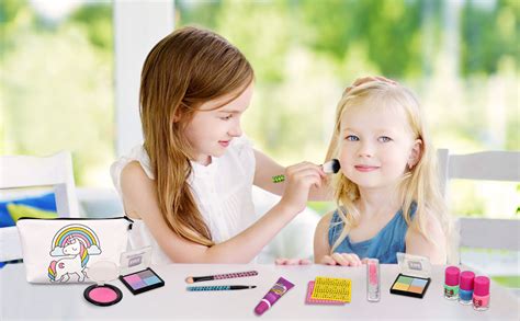 Kids Makeup Kit for Girls - Real Kids Cosmetics Make Up Set with Cute Unicorn... | eBay