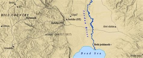 Jericho Israel Map