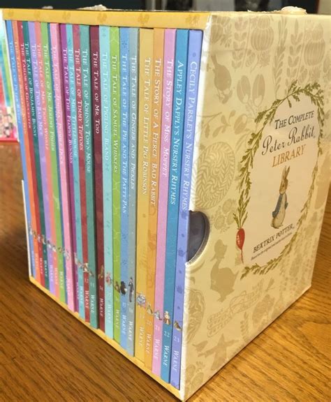 Peter Rabbit Complete Library Beatrix Potter Box Set Hard Cover 23 Books New | Book set ...