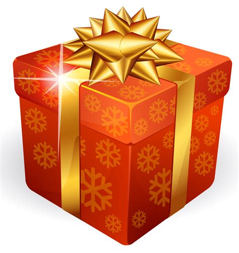 Gold Gift Box Transparent HQ PNG Download | FreePNGImg