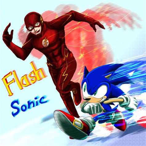 Flash and Sonic by onegiman on DeviantArt