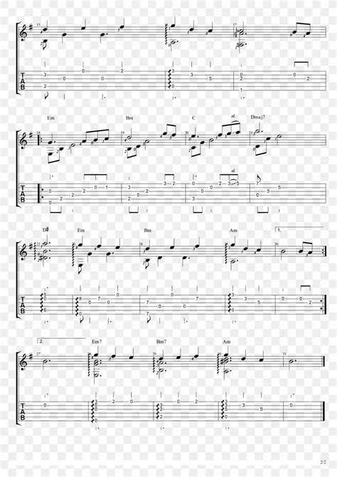 Numbered Musical Notation Sheet Music Guitar, PNG, 1983x2807px, Numbered Musical Notation ...