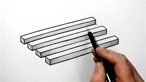 How to Draw a Simple 3D Optical Illusion | Optical illusions, Optical ...