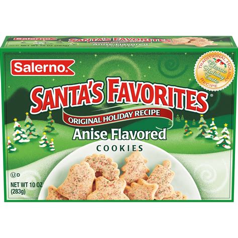 Salerno Santa's Favorites Holiday Original Recipe Anise Cookies, 10 oz - Walmart.com - Walmart.com