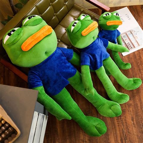 Pepe frog peluche juguete / Pepe Frog Meme / Twitch Juguete / | Etsy