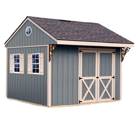 Best Barns Northwood 10 ft. x 10 ft. Wood Storage Shed Kit-northwood_1010 - The Home Depot