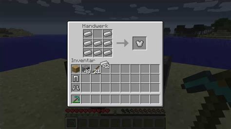 How To Minecraft - Iron Chestplate - YouTube