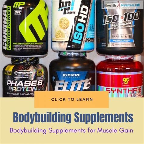 8 Best Bodybuilding Supplements For Muscle Gain And Strength