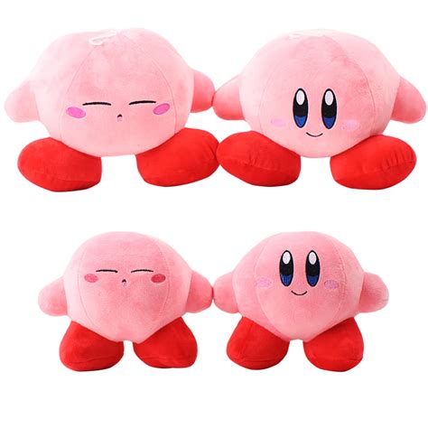 4 Styles Kirby Plush Toy Pink Kirby Popopo Game Character Soft Stuffed ...