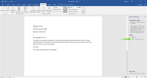Assignment: Use Mail Merge | Computer Applications for Managers