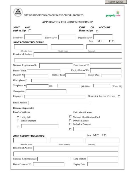 Joint Membership Application Form.pdf - COB Credit Union