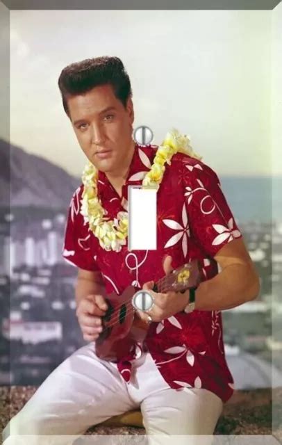 ELVIS PRESLEY BLUE Hawaii Movie Light Switch Plate Wall Cover Toggle GFI Room $6.95 - PicClick