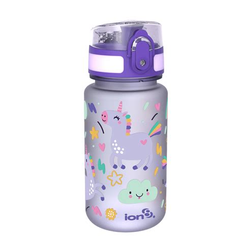 Ion8 Pod Leak Proof BPA Free Kids Water Bottle, 12 oz, Unicorns ...