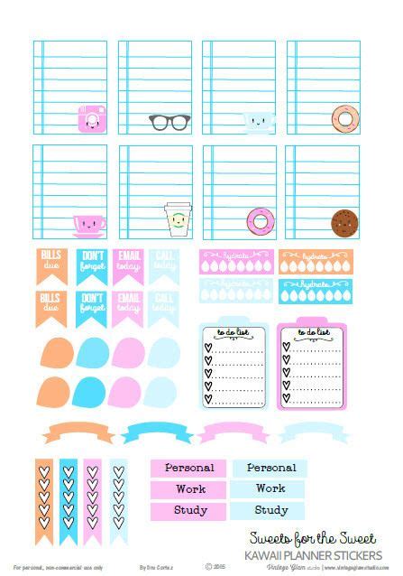 Kawaii Planner Stickers - Free Printable | Free planner stickers ...