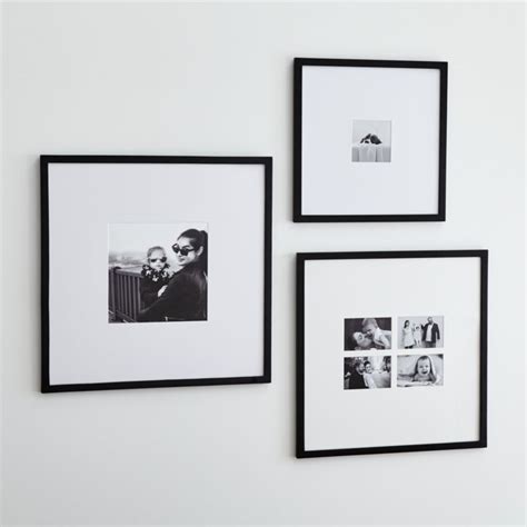 Matte Black Wall Frames | Crate and Barrel