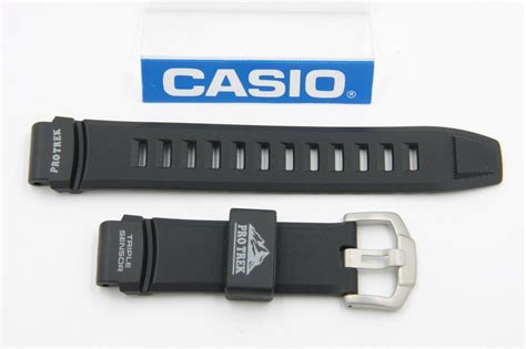 Casio Watch Band PRW-2000 PRG-200 Black Rubber Pro Trek Triple Sensor — Finest Time