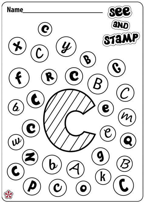 Letter C Worksheets. TeachersMag.com