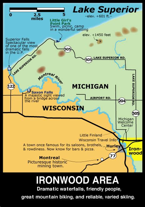 Ironwood map, MI | Michigan road trip, Michigan adventures, Michigan fun