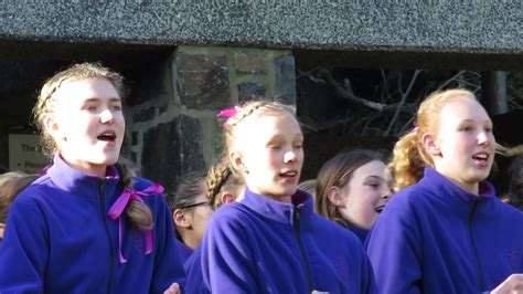 Australian Girls Choir @ the Basin, Cataract Gorge. | A GLORIOUS day for it - even the peacocks ...