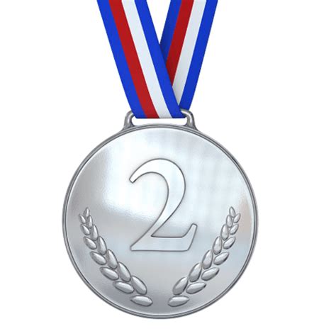 Silver Medal 2nd Place Photo Prop | Free Printable Papercraft Templates