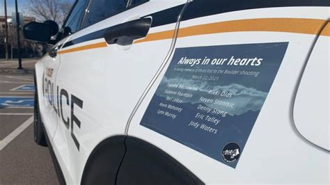 Police in Boulder have put the names of the 10 grocery store shooting victims on their patrol ...