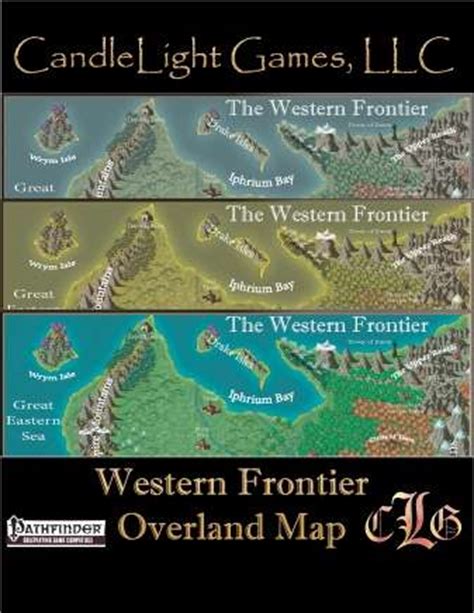 Map- Western Frontier - CandleLight Games, LLC | RPG Resources | Dungeon Masters Guild