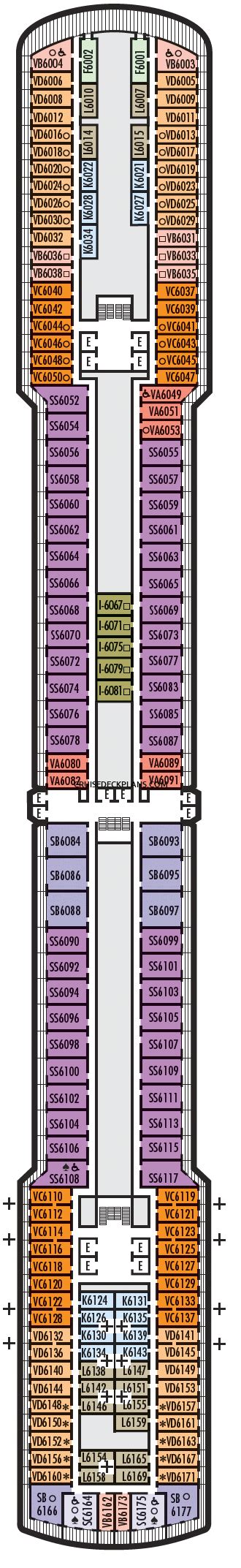 Westerdam Deck Plans, Layouts, Pictures, Videos