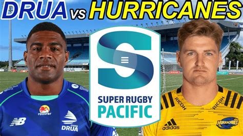 FIJIAN DRUA vs HURRICANES Super Rugby Pacific 2023 Live Commentary ...