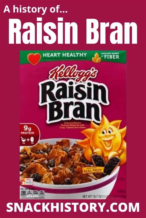 Raisin Bran (History, FAQ & Commercials) - Snack History