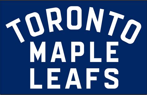 Toronto Maple Leafs Logo - Wordmark Logo - National Hockey League (NHL) - Chris Creamer's Sports ...