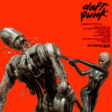 DAFT PUNK - HUMAN AFTER ALL [cover & packaging remix] :: Behance