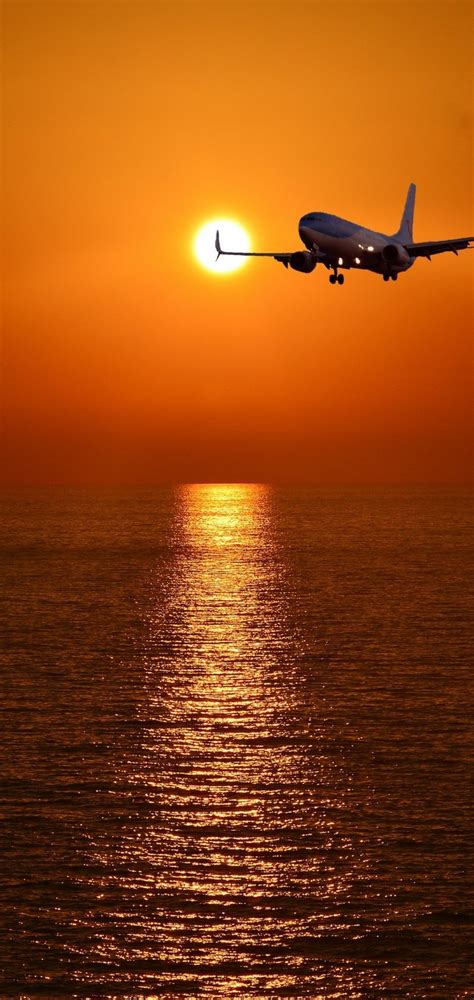 Airplane Sunset Wallpapers - Wallpaper Cave