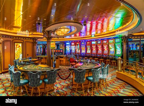 The casino on board the Royal Caribbean cruise ship Serenade of the Seas Stock Photo - Alamy