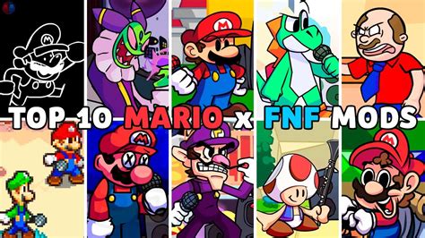 Top 10 Mario x FNF Mods (VS Super Mario, Luigi, Waluigi, Jeffy, Yoshi ...