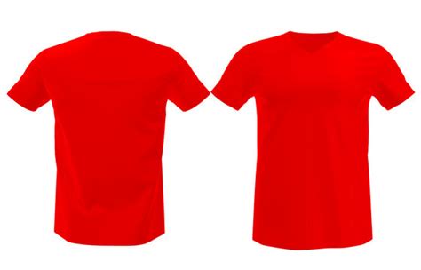 Red T Shirt Template Front And Back