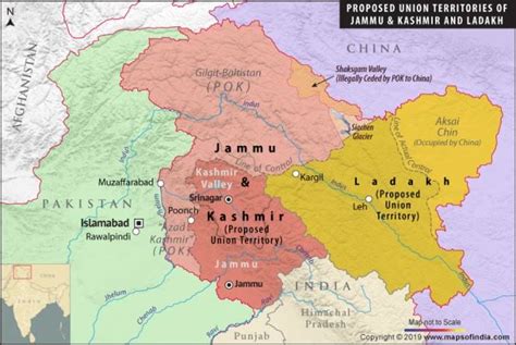 India Map With Ladakh