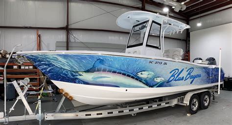 Charleston Wraps-Vinyl Boat Wrap Custom Design | Wohnwagen, Wohnen