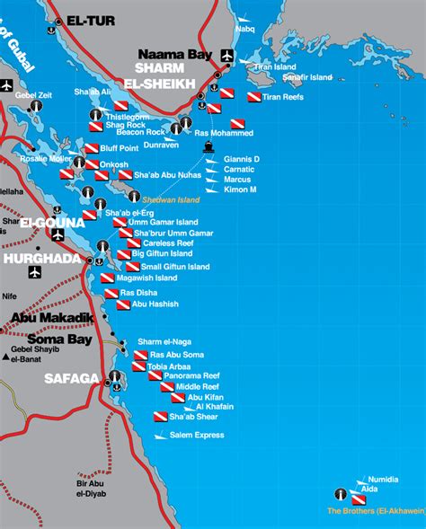 Pensacola Dive Sites Map