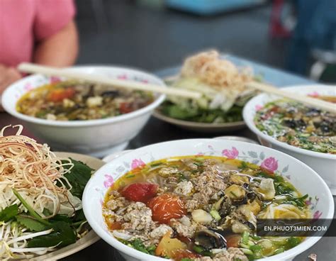 Bun Rieu (Crab Noodle Soup) in Saigon