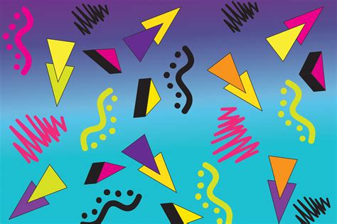 90's 80's Geometric Vector shapes ~ Shapes on Creative Market