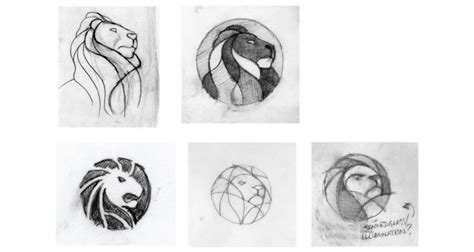 25 Inspiring Examples of Sketching in Logo Design | Logo sketches ...