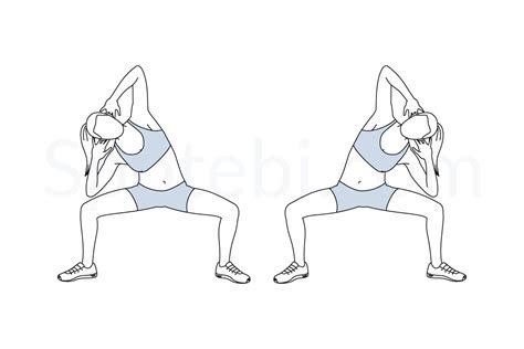 Sumo Side Bends | Illustrated Exercise Guide