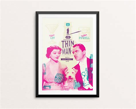 The Thin Man poster — Cheeky Design