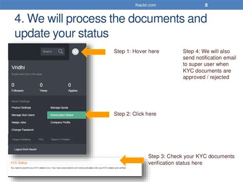 KYC Documents verification process for customers