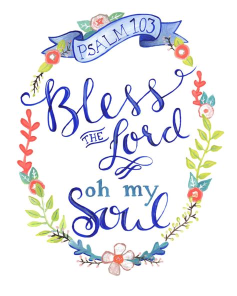 Bless the Lord Oh My Soul Print - Etsy | Bless the lord, Psalms, Scripture quotes