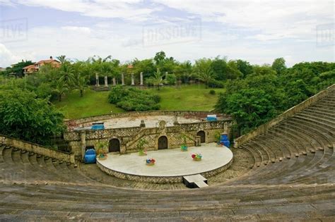 Amphitheater At Altos De Chavon, La Romana, Dominican Republic - Stock Photo - Dissolve