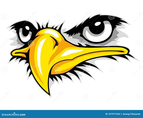 Eagle Mascot Of Baseball Vector Illustration | CartoonDealer.com #35934318