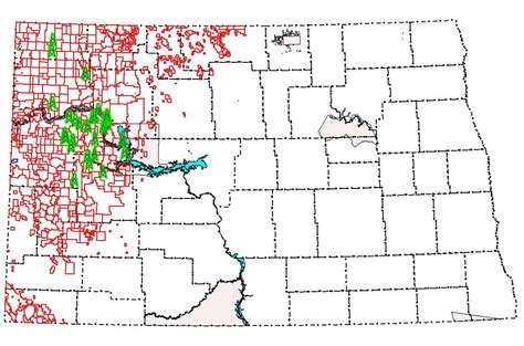 North Dakota Oil Boom Map