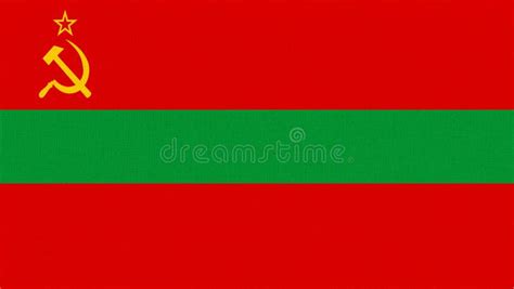 Flag of Pridnestrovian Moldavian Republic. Flag of Transnistria Stock ...